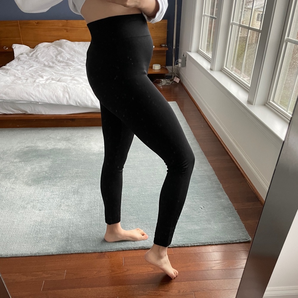 Motherhood Maternity Leggings Fleece Liner
